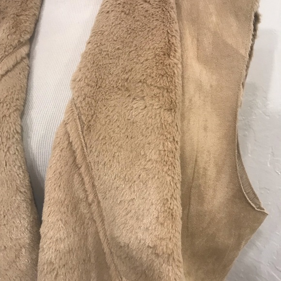 BISHOP + YOUNG tan fringed vest - Picture 3 of 8